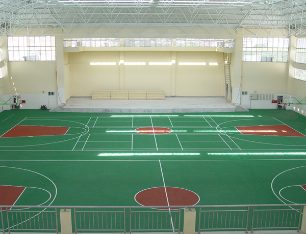 室內(nèi)彈性丙烯酸籃球場(深圳橫崗六約小學(xué)室內(nèi)彈性丙烯酸籃球場)